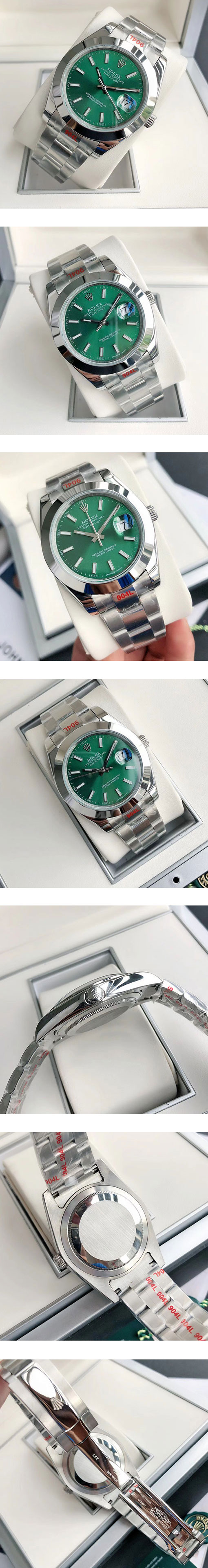 ロレックス2022年新作スーパーコピー時計 デイトジャスト 126300 ミントグリーン 41mm 